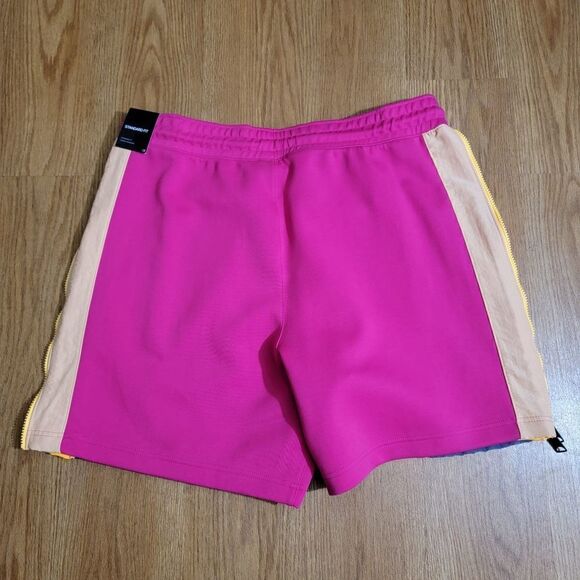 Air Jordan 1 3 4 11 13 23 Engineered Fleece Shorts Fireberry Citron Men's XL New - Picture 6 of 8